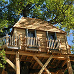 Château de Labro : Cabane perchée - La Canopée