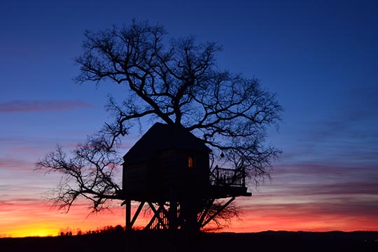 Cabane perchée