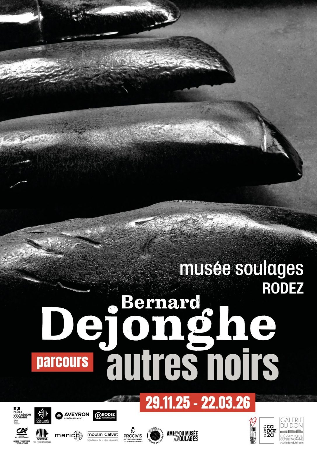 Séjourner près du Musée Soulages pendant l’exposition Parcours Autres Noirs de Bernard Dejonghe
