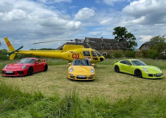 Porsche Club Méditerranéee au Château de Labro