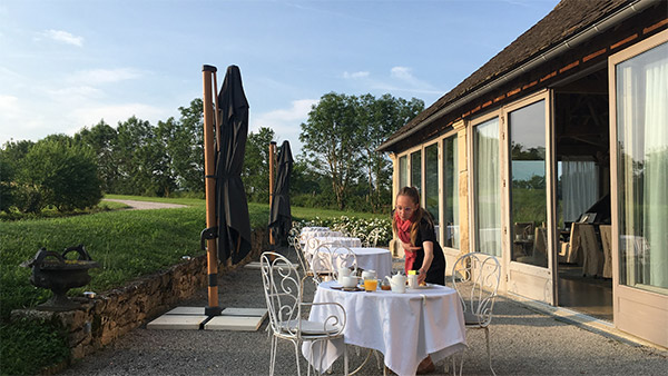 petits déjeuner au Château de Labro